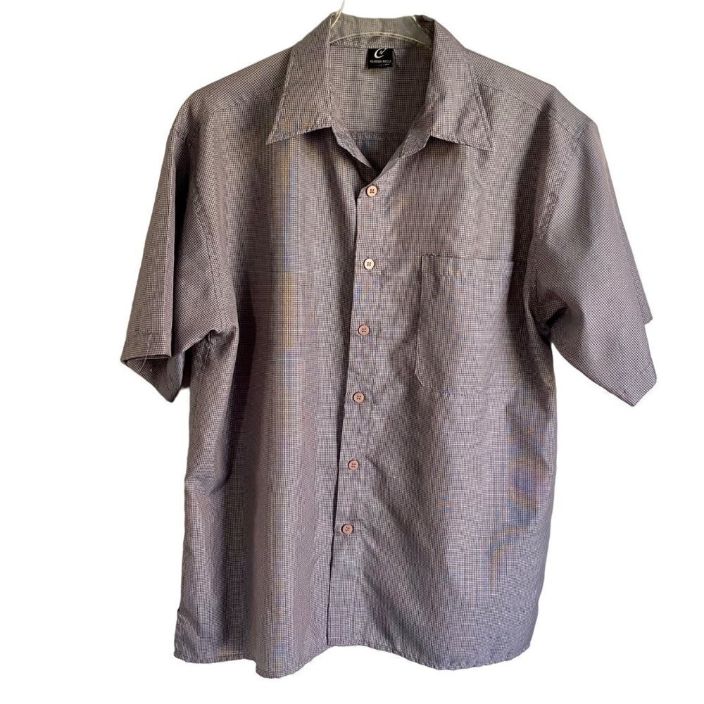 Claudio Nucci Short Sleeve Button Down Shirt Large